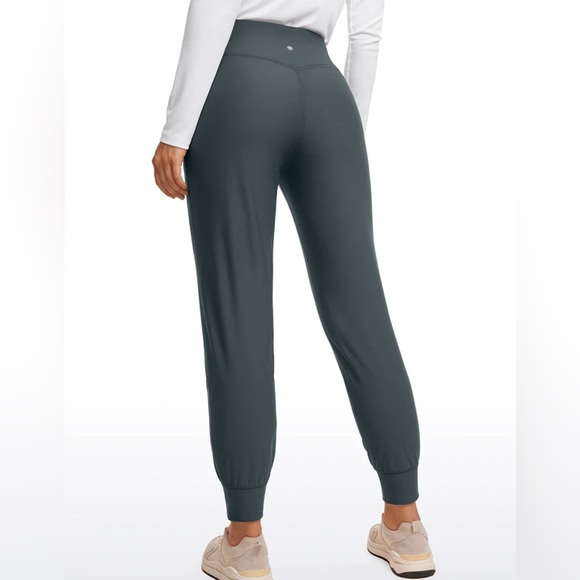 Fleece Lined Soft Workout Joggers with Pockets 27.5" - Picture 1 of 5